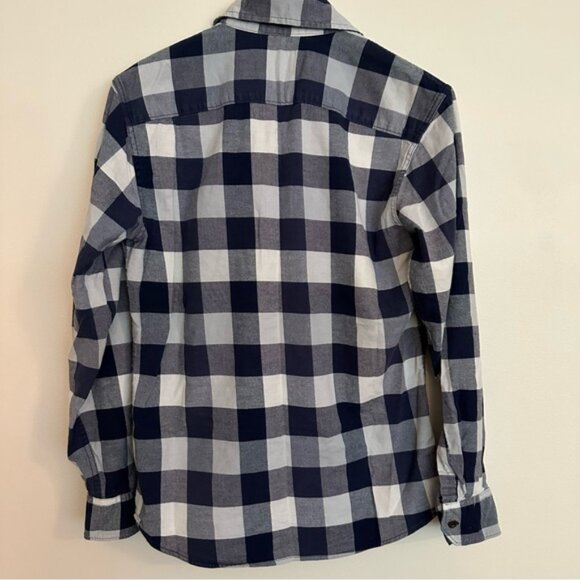 Wrangler Men’s Western Blue Plaid Button Down Size Small - Picture 10 of 12